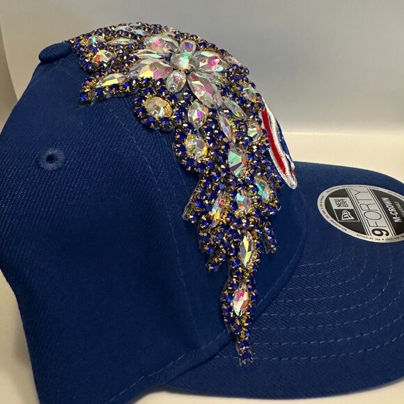 BRAND NEW LADIES AUTHENTIC NEW ERA BLING CUBS HAT main image 7